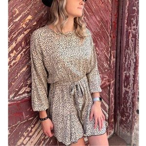 Boutique Cheetah Romper. Size Medium.